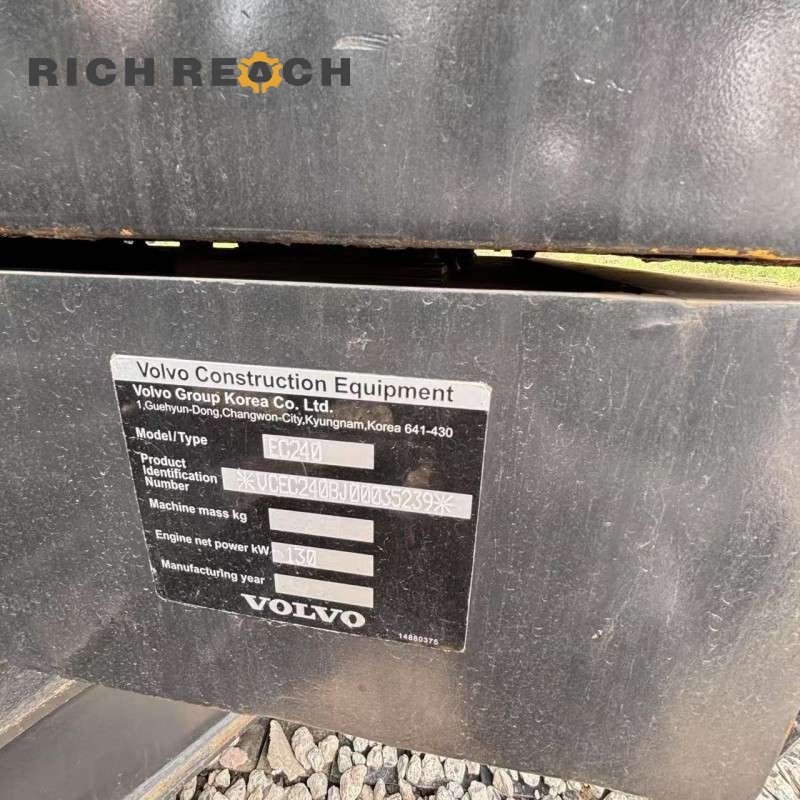 Cab interior – 2023 Volvo EC240 excavator for sale best price $30,750
